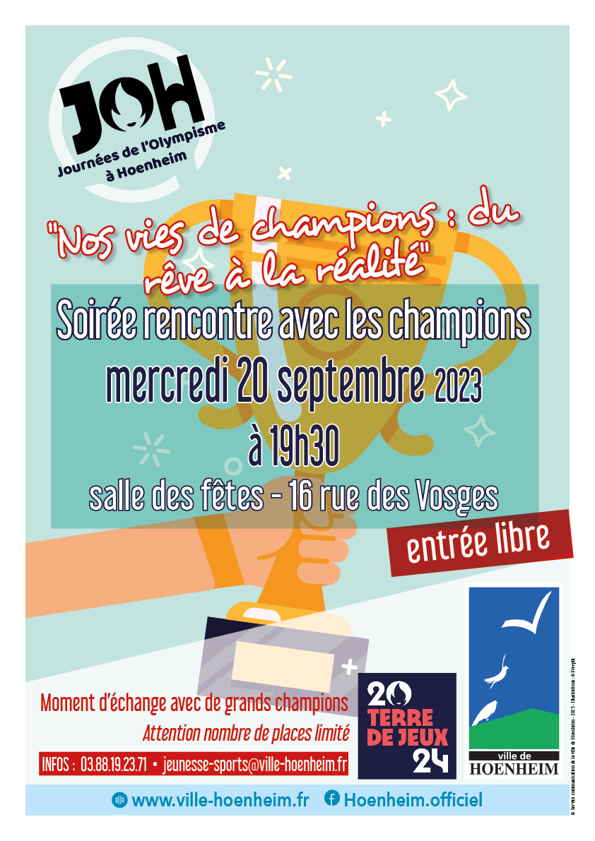 Jeux Olympiques Hoenheim - Rencontre champions 2023